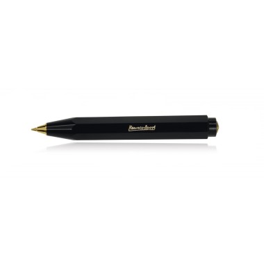 KAWECO CLASSIC SPORT PENNA A SFERA NERA FINITURE LAMINATE ORO