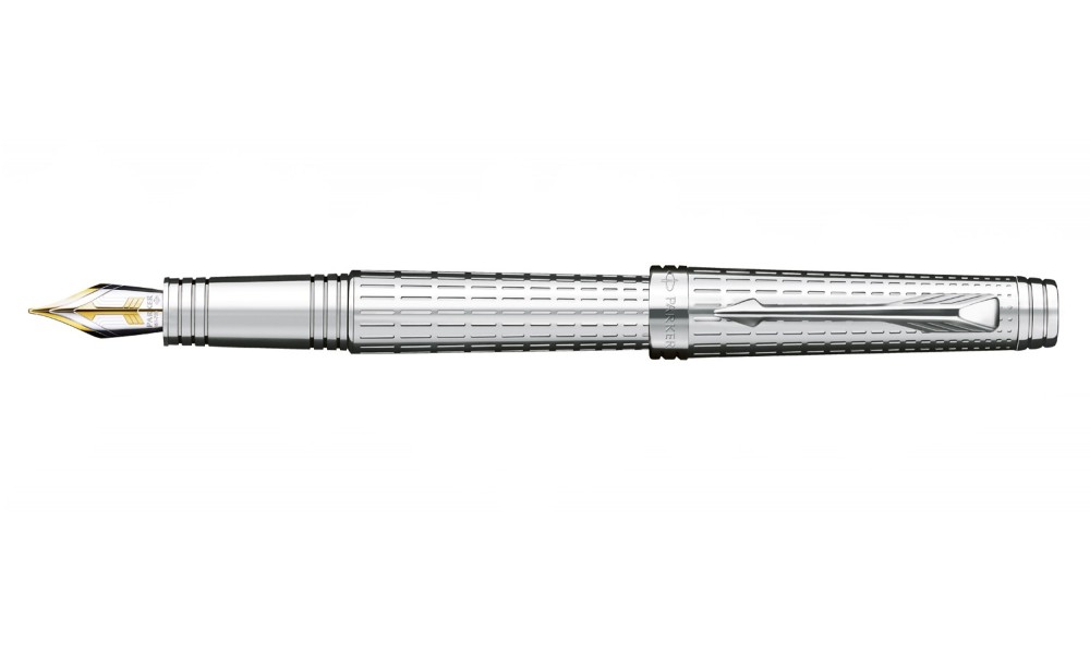  PARKER PREMIER STILOGRAFICA DULUXE SILVER