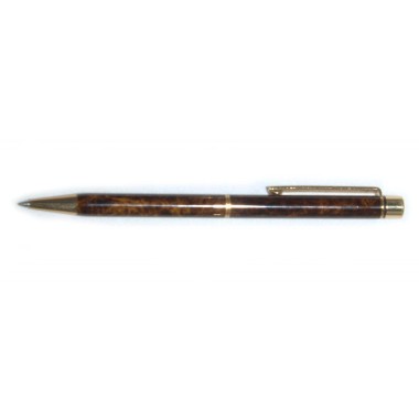 SHEAFFER TARGA PENNA A SFERA IN LACCA MARRONE SCREZIATO