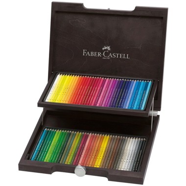 FABER-CASTELL VALIGETTA ART&GRAPHIC  IN LEGNO 72  MATITE COLORATE POLYCHROMOS