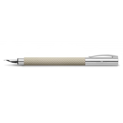 FABER - CASTELL AMBITION OPART WHITE SAND FOUNTAIN PEN
