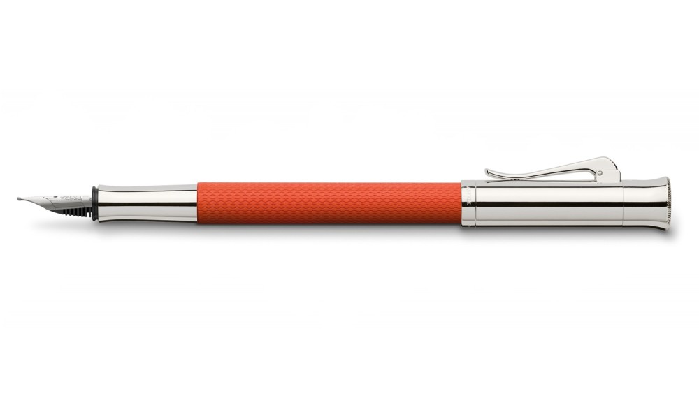 GRAF VON FABER CASTELL GUILLOCHE COLOUR CONCEPT STILOGRAFICA ARANCIO