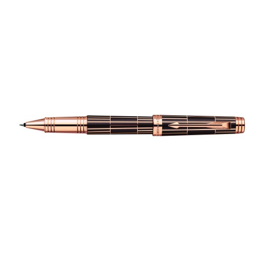ROLLER PREMIER LUXURY MARRONE FINITURE ORO ROSA 