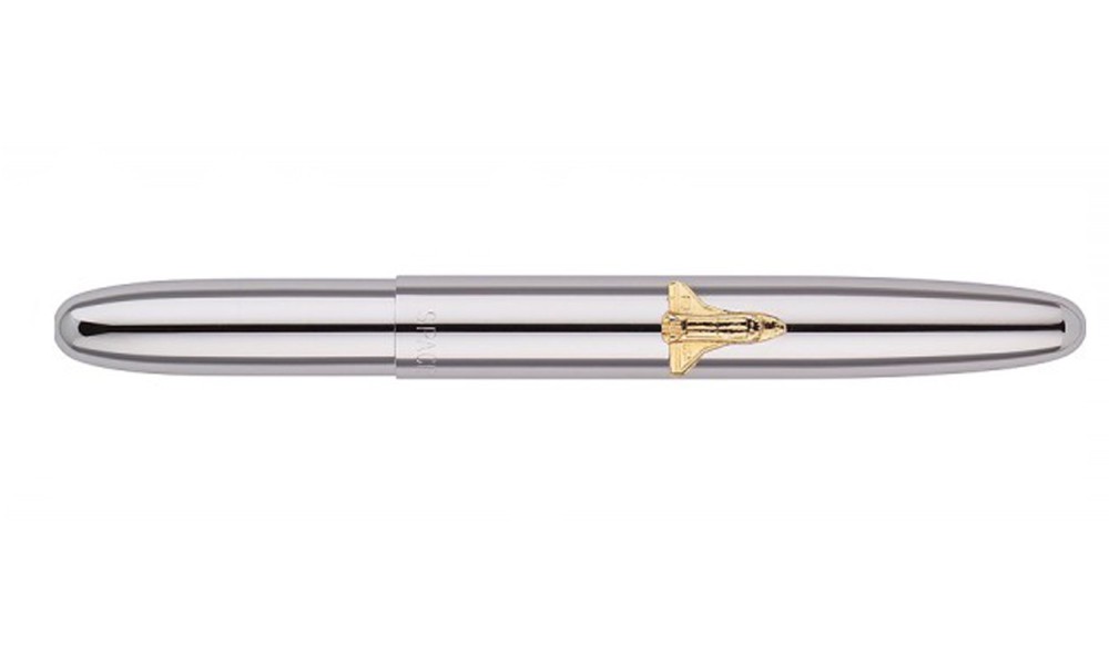 FISCHER BULLET CHROME SHUTTLE EMBLEM BALLPOINT PEN