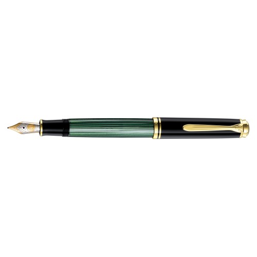 PELIKAN SOUVERAN M800 BLACK-GREEN FOUNTAIN PEN