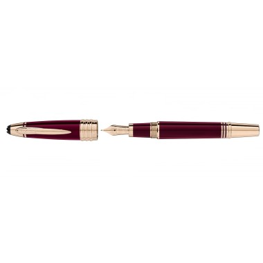 MONTBLANC JOHN F . KENNEDY BORDEAUX FOUNTAIN PEN