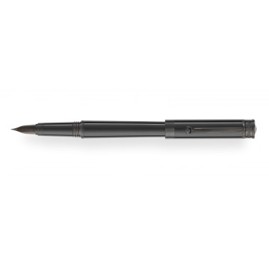 MONTEGRAPPA PAROLA SLIM BLACK STEALTH FOUNTAIN PEN