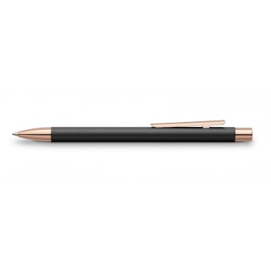 FABER-CASTELL NEO SLIM BLACK ROSE GOLD BALLPOINT PEN