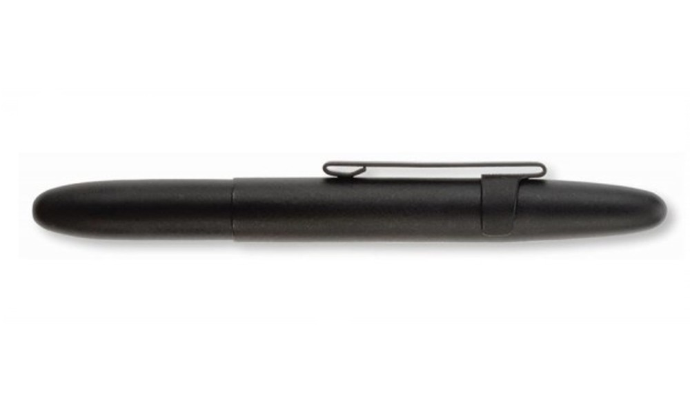 FISHER BULLET MATTE BLACK SPACE PEN BALLPOINT PEN WHIT CLIP