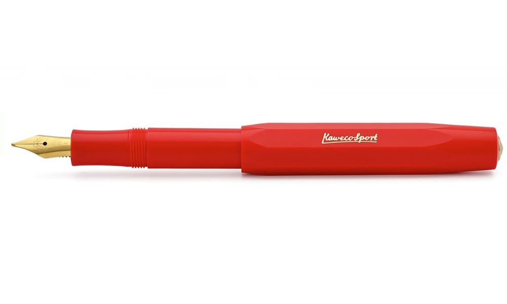 KAWECO CLASSIC SPORT RED FOUNTAIN PEN