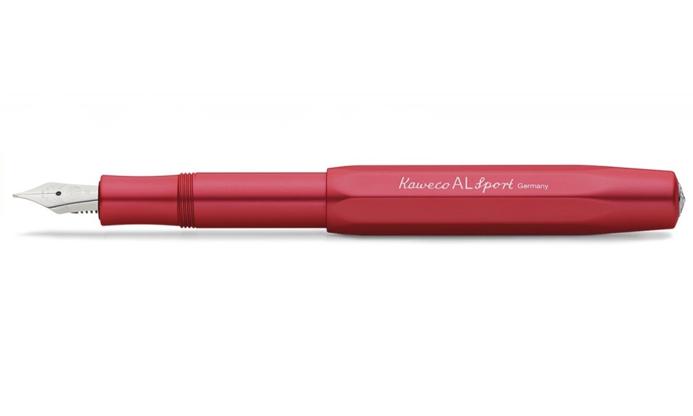 KAWECO AL SPORT RED FOUNTAIN PEN