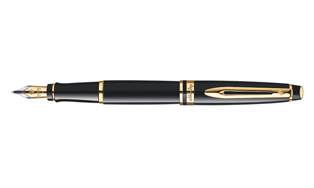 WATERMAN EXPERT BLACK GT FOUTAIN PEN