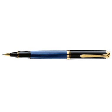 PELIKAN SOUVERAN R600 BLACK-BLUE ROLLERBALL