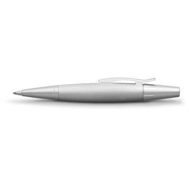 FABER-CASTELL E-MOTION PURE SILVER BALLPOINT PEN