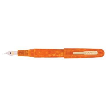 CONKLIN ALL AMERICAN SUNBURST ORANGE FOUNTAIN PEN