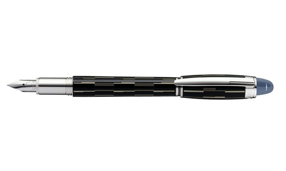 MONTBLANC STARWALKER BLACK MYSTERY FOUNTAIN PEN