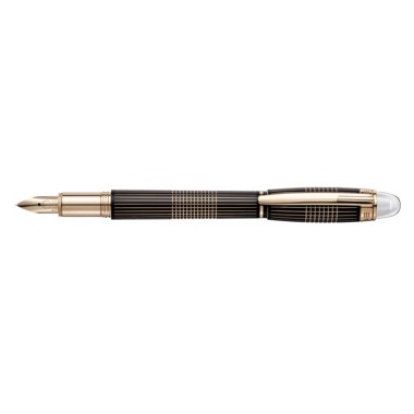 MONTBLANC STARWALKER RED GOLD METAL FOUNTAIN PEN