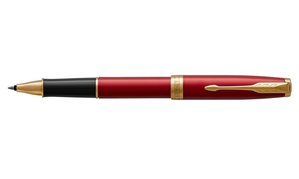 PARKER SONNET ROLLER LACQUE RED GT