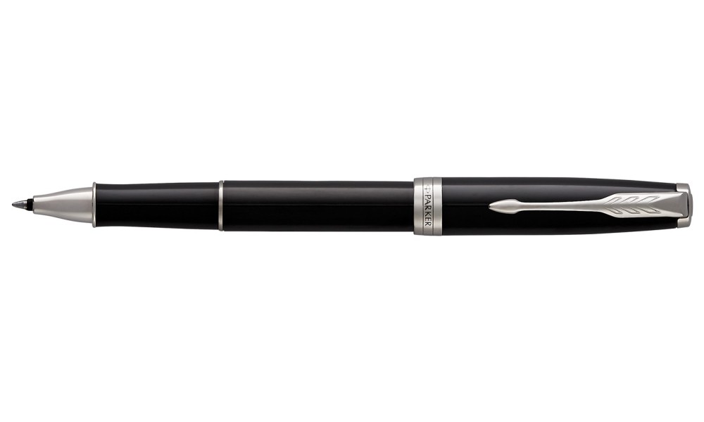 PARKER SONNET ROLLER LACQUE BLACK CT