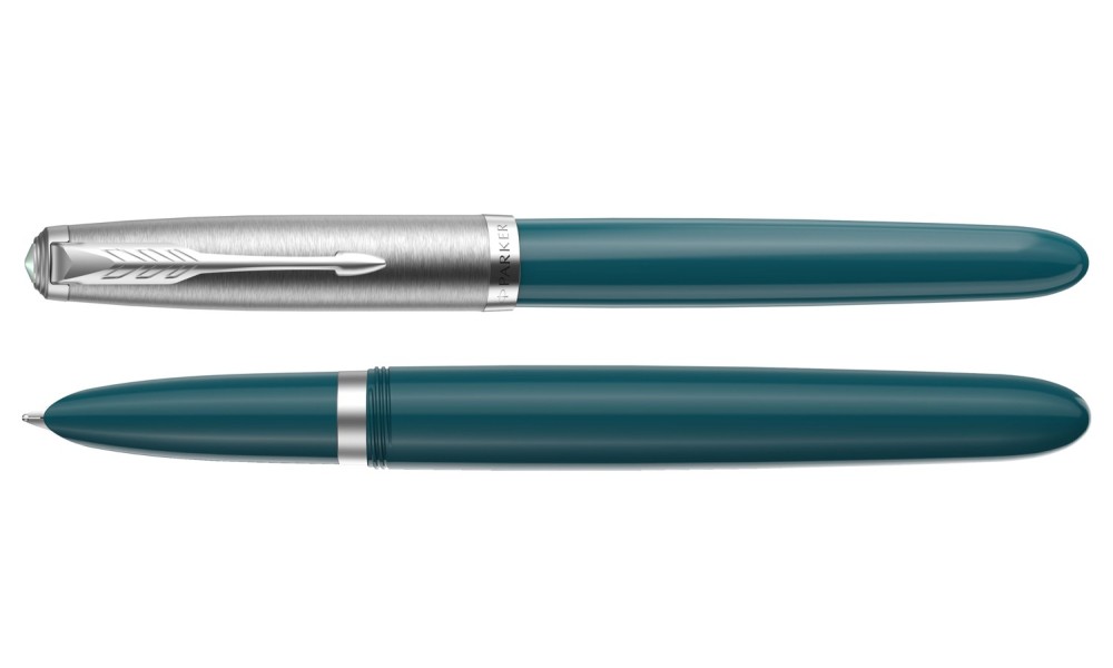 PARKER 51 CORE TEAL BLUE CT FOUNTAIN PEN AVAILABLE FROM OCTOBER