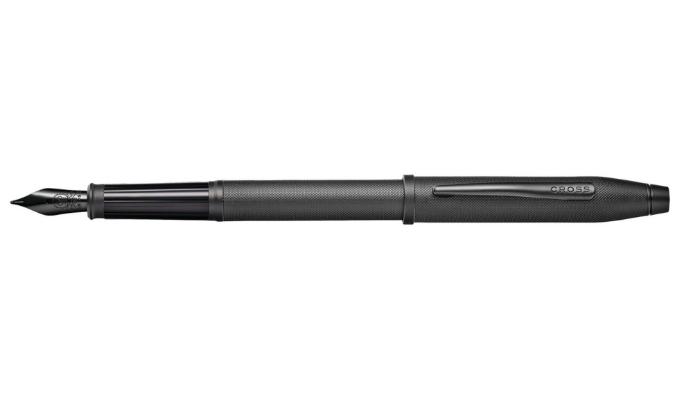 CROSS CENTURY II BLACK MICRO-KNURL FOUNTAIN PEN