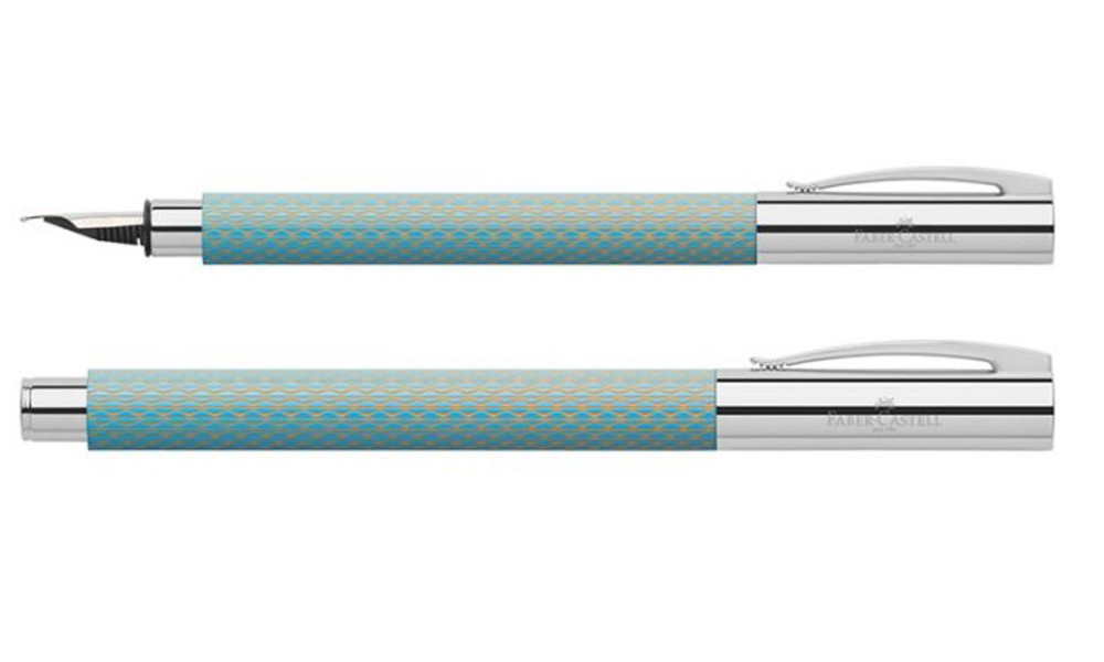 FABER-CASTELL AMBITION OPART SKY BLUE FOUNTAIN PEN