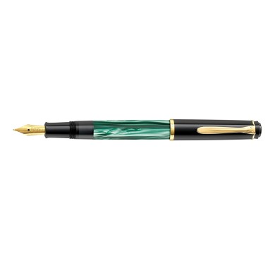 PELIKAN CLASSIC M200 GREEN MARBLE FOUNTAIN PEN