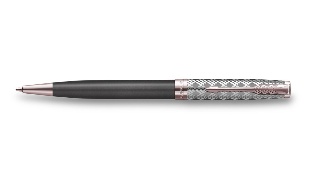 PARKER SONNET METAL AND GREY PGT BALLPOINT PEN  COMING SOON