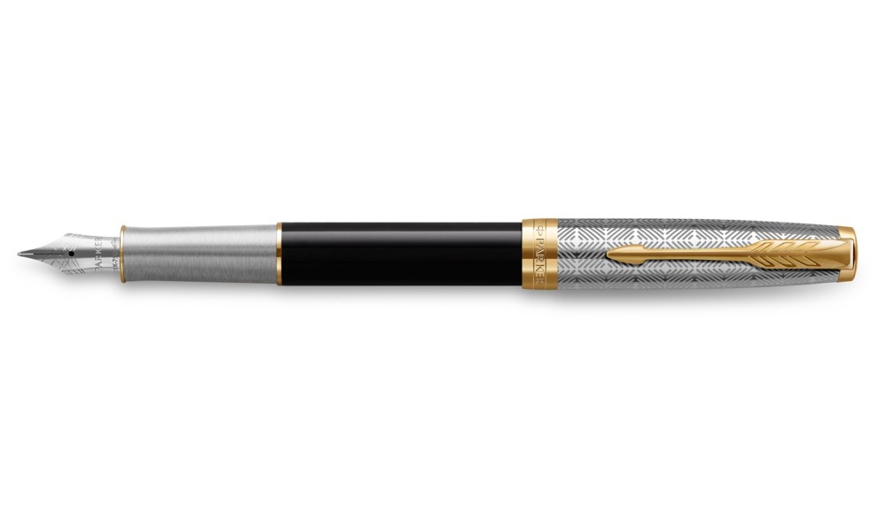 PARKER SONNET METAL BLACK GT PARKER FOUNTAIN PEN COMING SOON