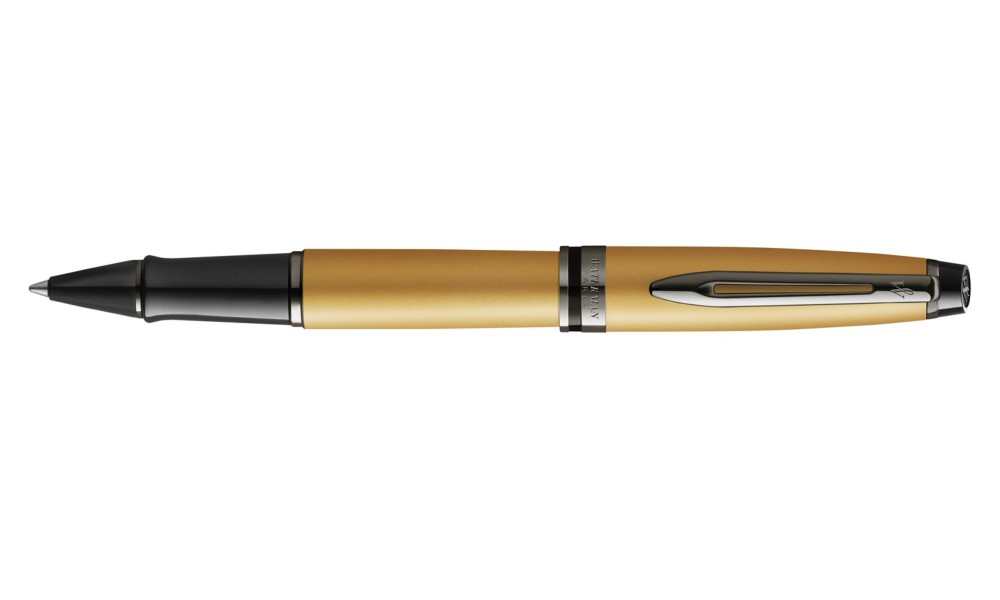 WATERMAN EXPERT METALLIC GOLD LACQUER ROLLER