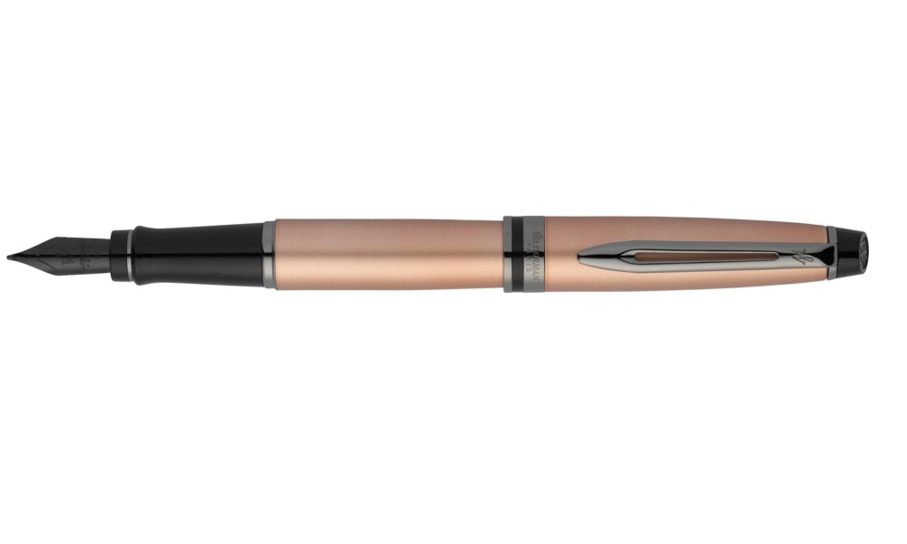 WATERMAN EXPERT METALLIC ROSE GOLD LACQUER FOUNTAIN PEN