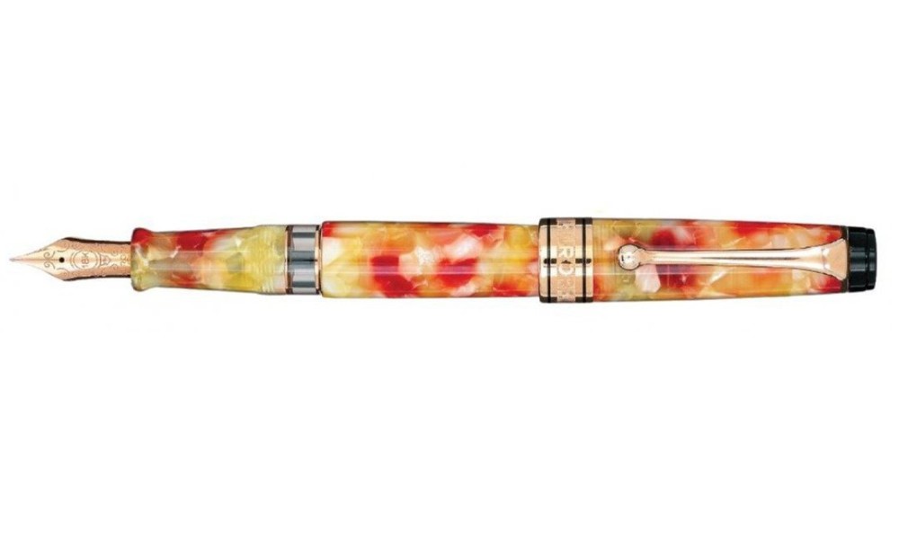 AURORA CALEIDOSCOPIO LUCE GIALLA FOUNTAIN PEN