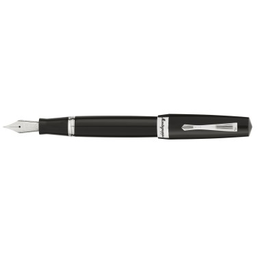 MONTEGRAPPA ELMO 02 JET BLACK FOUNTAIN PEN   COMING SOON