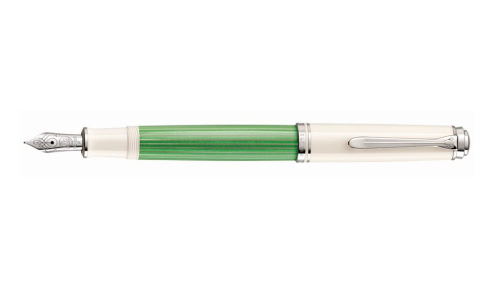 PELIKAN SOUVERÄN 605 GREEN-WHITE STILOGRAFICA    DISPONIBILE DA LUGLIO 2021