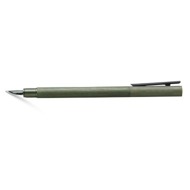 FABER - CASTELL NEO SLIM ALLUMINIUM OPACA VERDE OLIVA FOUNTAIN PEN