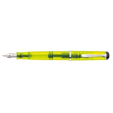 PELIKAN M205 DUO HIGHLIGHTER NEON YELLOW FOUNTAIN PEN    AVAILABLE IN NOVEMBER