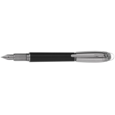 MONTEBLANC STARWALKER RESIN ULTRA BLACK DOUé FOUNTAIN PEN