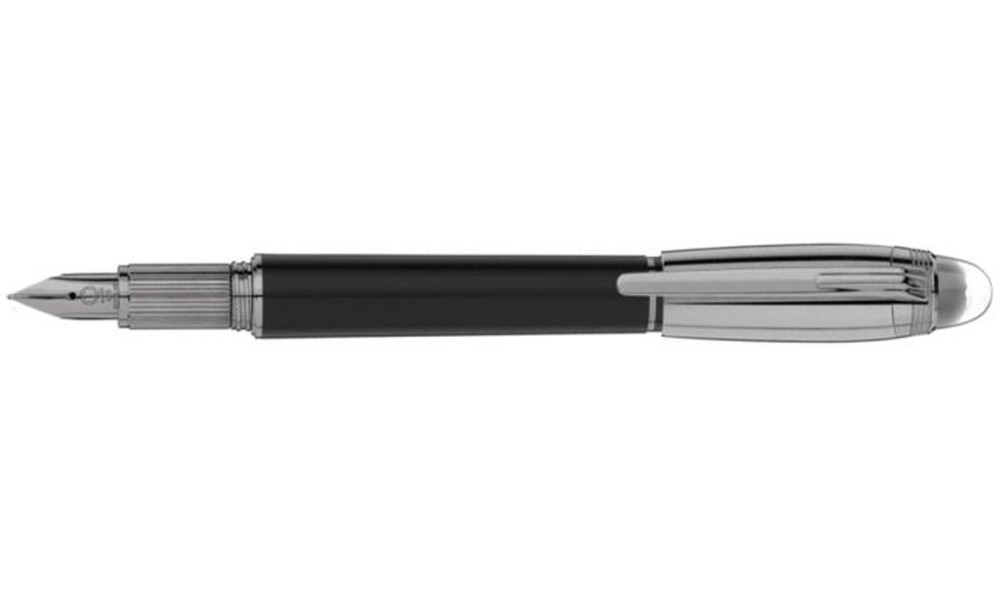 MONTEBLANC STARWALKER RESIN ULTRA BLACK DOUé FOUNTAIN PEN