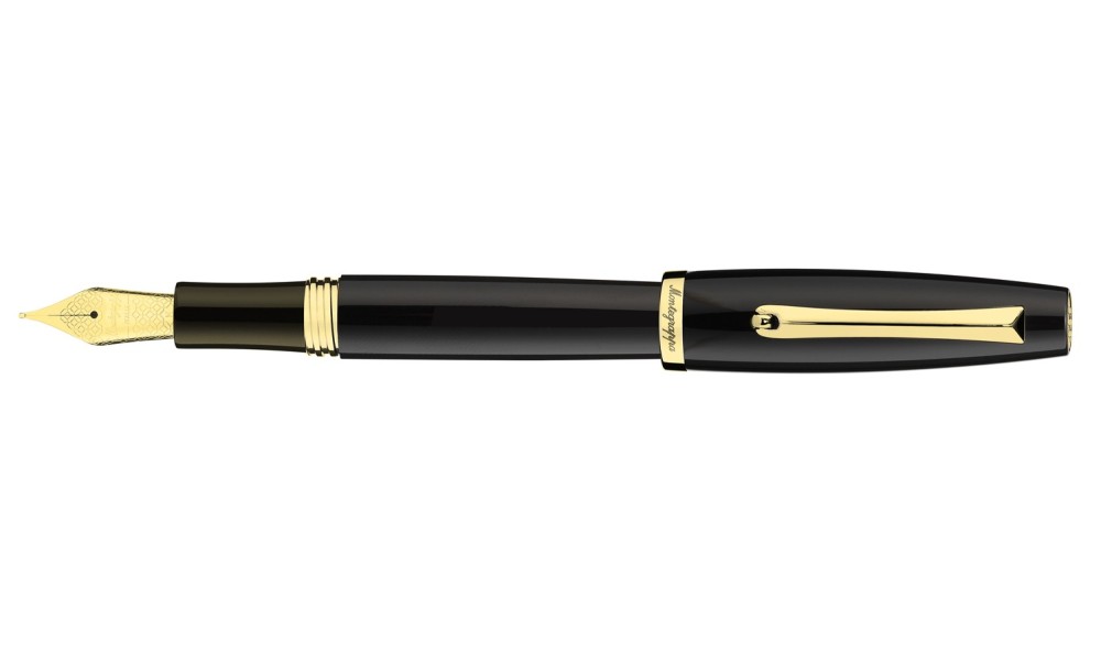 MONTEGRAPPA MANAGER BLACK GT FOUNTAIN PEN