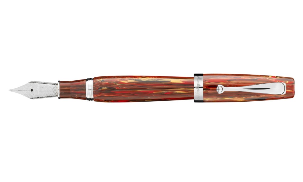 MONTEGRAPPA MIA FLAMING HEART FOUNTAIN PEN