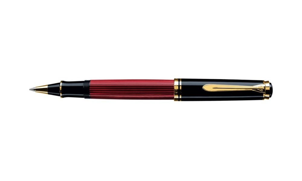 PELIKAN SOUVERAN R600 BLACK-RED ROLLERBALL