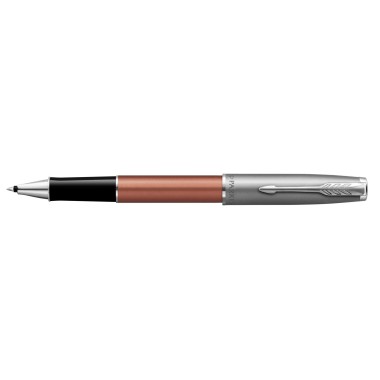 PARKER SONNET ESSENTIAL Sand Blasted Metal Orange CT ROLLER