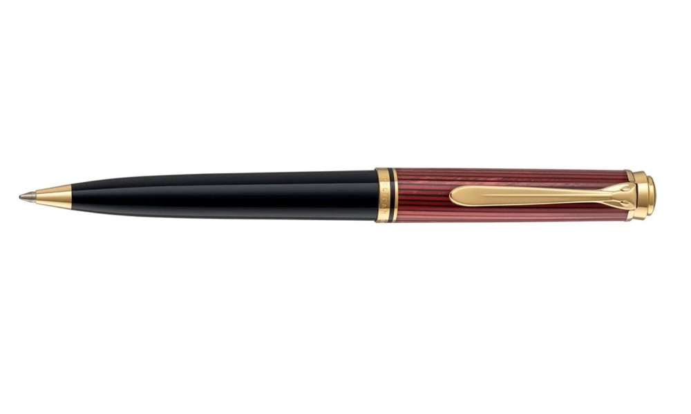 PELIKAN SOUVERAN M600 BLACK-RED BALLPOINT PEN