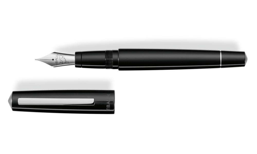 TIBALDI INFRANGIBILE RICH BLACK FOUNTAIN PEN