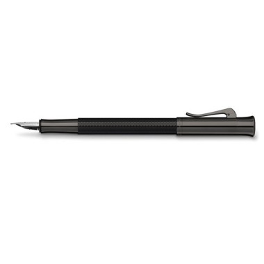 GRAF VON FABER-CASTELL GUILLOCHE BLACK EDITION FOUNTAIN PEN