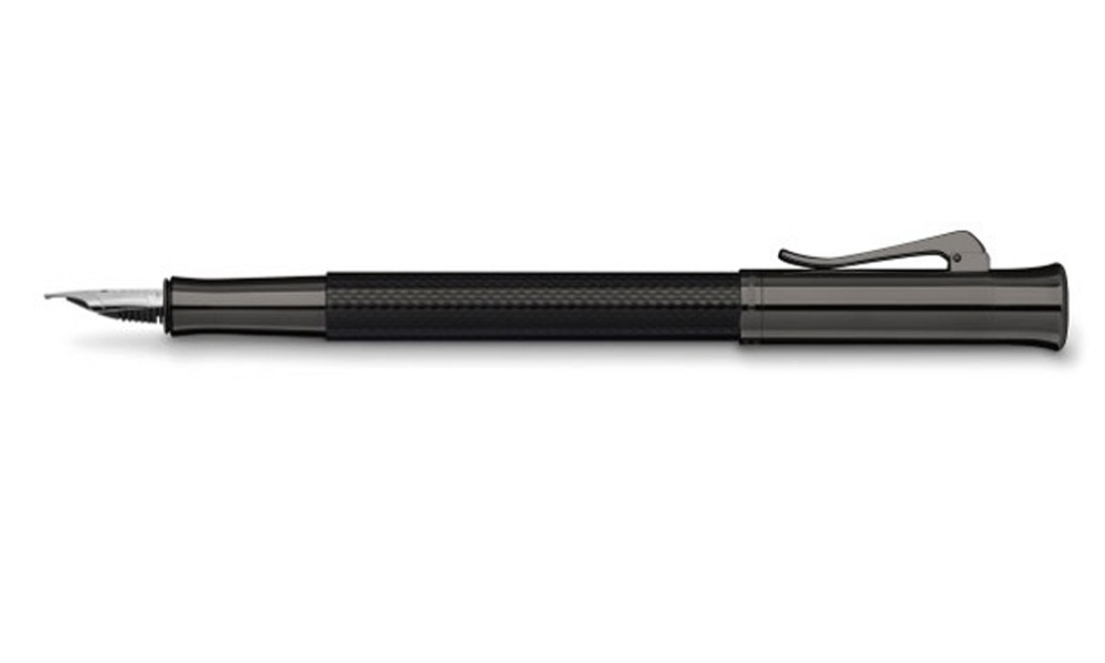 GRAF VON FABER-CASTELL GUILLOCHE BLACK EDITION FOUNTAIN PEN