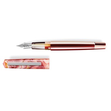 TIBALDI INFRANGIBILE RUSSET RED FOUNTAIN PEN