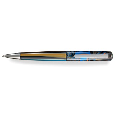 TIBALDI INFRANGIBILE PEACOCK BLUE BALLPOINT PEN