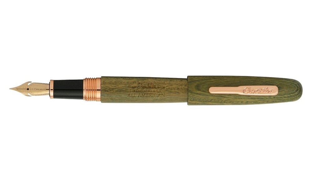 CONKLIN ALL AMERICAN PAU-PRETO ROSEGOLD FOUNTAIN PEN