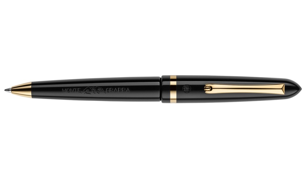 MONTEGRAPPA VENETIA BLACK BALLPOINT PEN